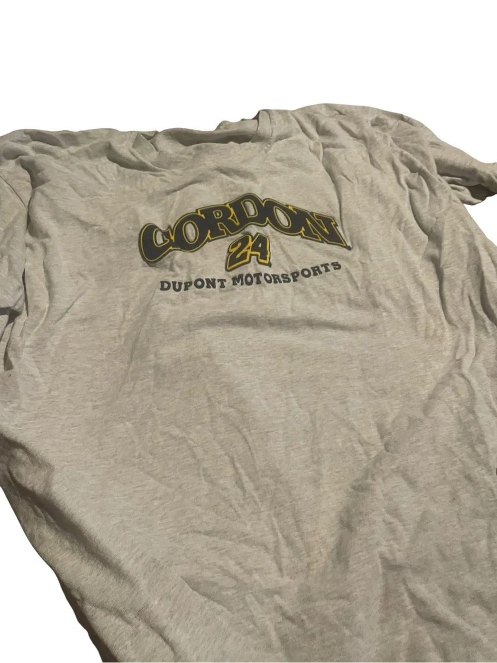 NASCAR GORDON 24 Dupont Motorsports Tee - Light Gray sz XL